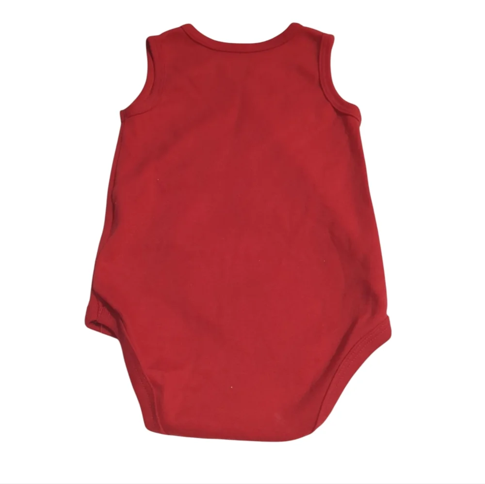 Tommy Hilfiger Red Infant Bodysuit Size 6-9 Months.